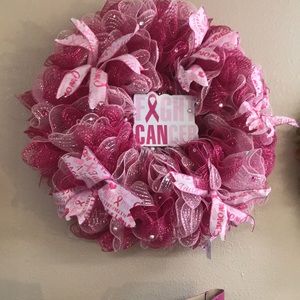 Breast Cancer Wreath!